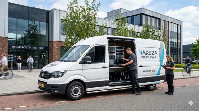 Vareza B2B-ophaalservice voor zakelijke IT-hardware in Eindhoven en de Brainport-regio