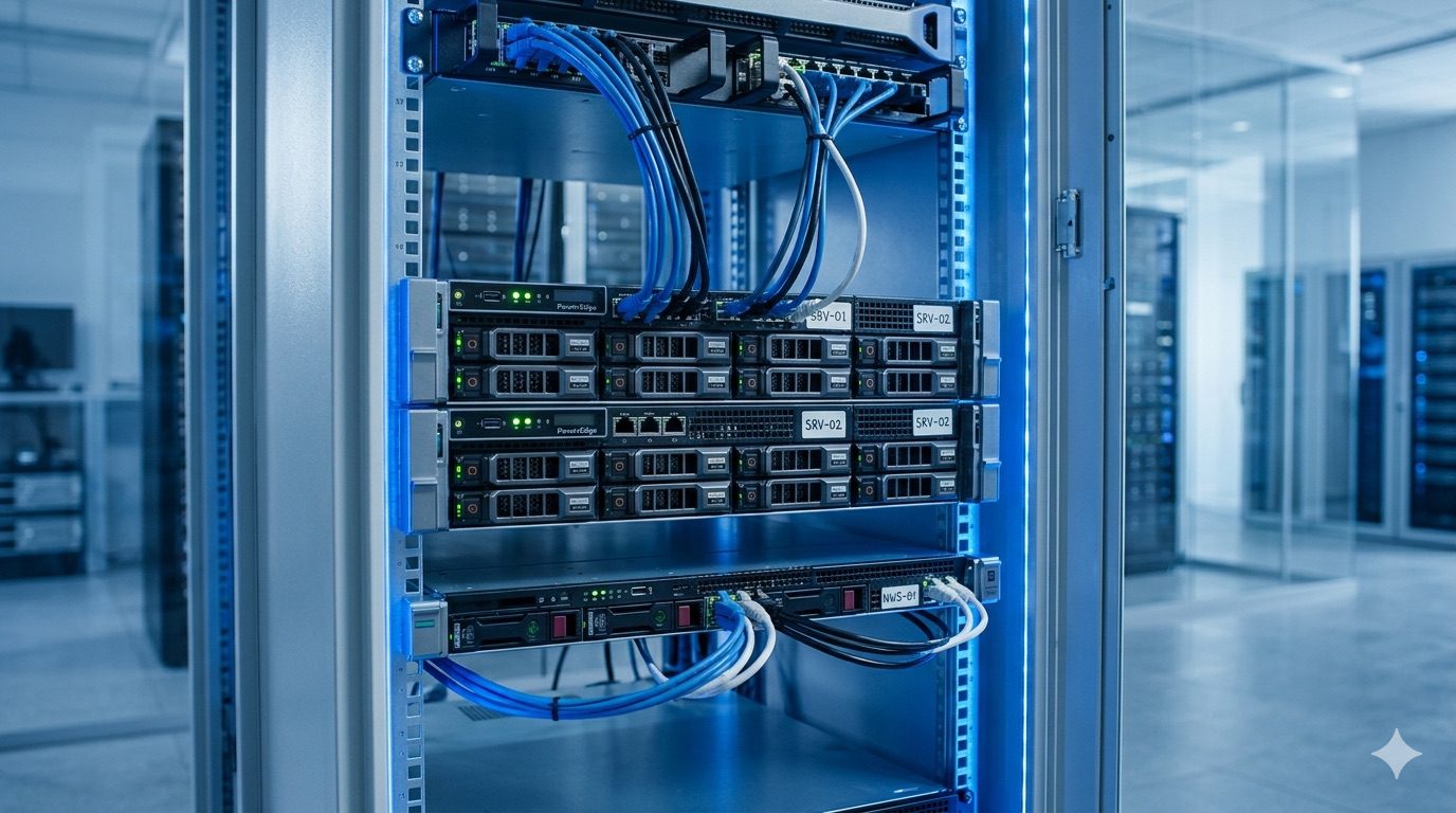 Zakelijke rack-servers en datacenter-infrastructuur klaar voor opkoop door Vareza